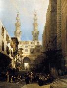 David Roberts A View in Cairo oil on canvas
